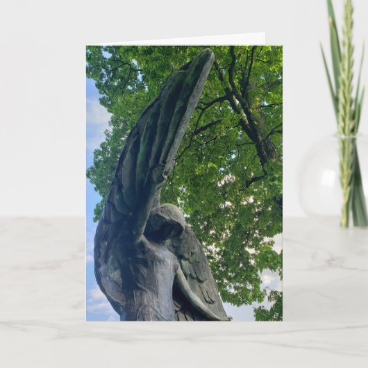 「シェルターの降下」イースターカード カード (正面)