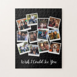 シェルターインプレースフォトコラージコロナウイモダンルス ジグソーパズル