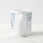 シェルターカスタムスターをフィーチャーしたマグカップ ジャンボコーヒーマグカップ (裏面)