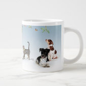 シェルターカスタムスターをフィーチャーしたマグカップ ジャンボコーヒーマグカップ (右)