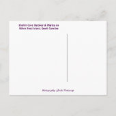 シェルターコーブハーバー&マリーナヒルトンヘッドアイランド ポストカード (裏面)