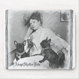 シェルターペットを取り入れる – ヴィンテージ マウスパッド