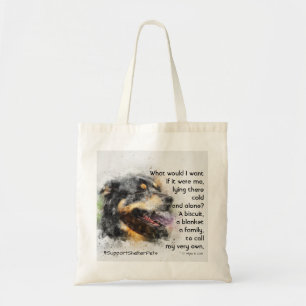 シェルターペットを取り入れる – Bernese Mountain Dog トートバッグ