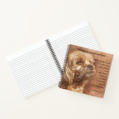 シェルターペットを採用 – シーズー（犬）Tzu ノートブック (内部)