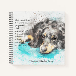 シェルターペットを採用 – Dachshund ノートブック