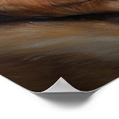 シェルター犬のアートポスターが大好き ポスター (角)