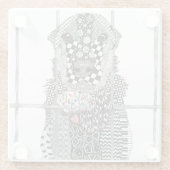 シェルター犬ガラスコースター ガラスコースター (裏面)