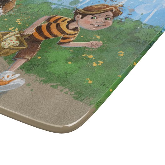 シェルダンとダイヴィーの冒険 カッティングボード (角)