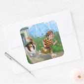 シェルダンとダイヴィーの冒険 スクエアシール (封筒)