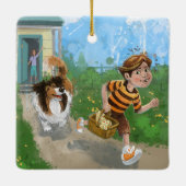 シェルダンとダイヴィーの冒険 セラミックオーナメント (裏面)