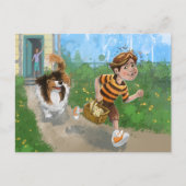 シェルダンとダイヴィーの冒険 ポストカード (正面)