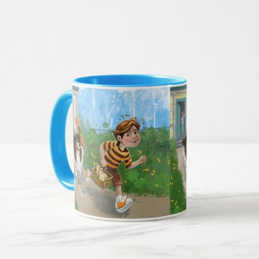 シェルダンとダイヴィーの冒険 マグカップ (正面左)