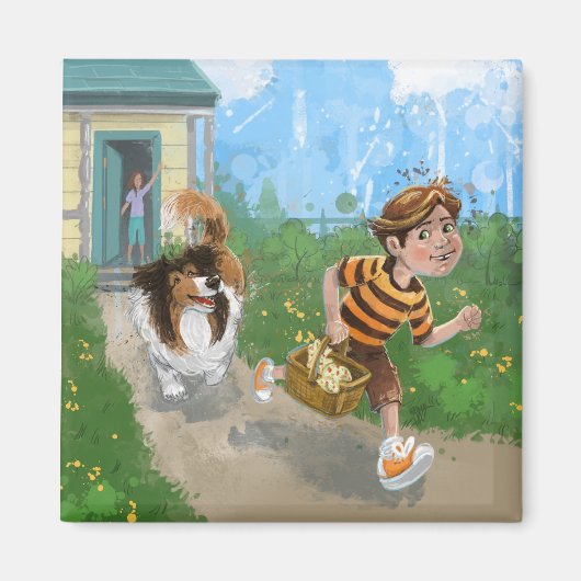 シェルダンとダイヴィーの冒険 マグネット (正面)