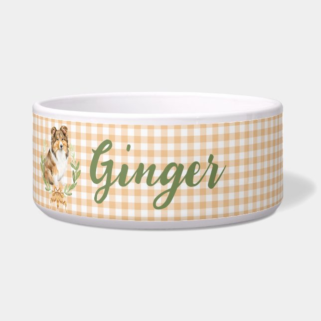 シェルティのローレル  | オーダーメイド ボウル (正面)