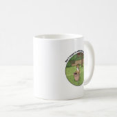 シェルティーの鉢植えマグカップ コーヒーマグカップ (正面右)