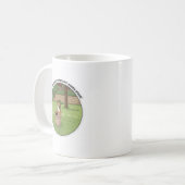 シェルティーの鉢植えマグカップ コーヒーマグカップ (正面左)