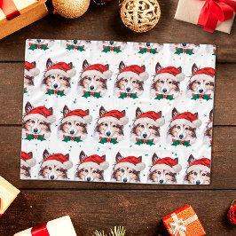 シェルティー犬のクリスマススター フリースブランケット