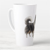 シェルティー カフェラテマグ (左アングル)