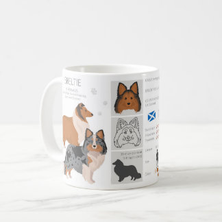 シェルティー、シェトランド・シープドッグ ミックス犬 コーヒーマグ コーヒーマグカップ