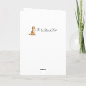 シェルティー 母の日 カード (裏面)