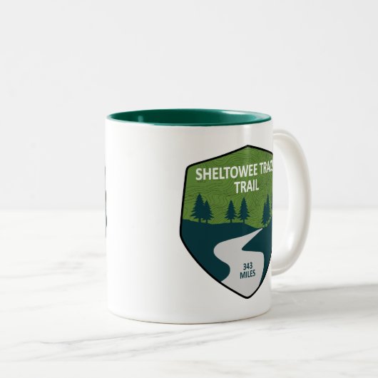 シェルトウィートレースレートケンタッキーテネシー ツートーンマグカップ (正面右)