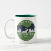 シェルトウィートレースレートケンタッキーテネシー ツートーンマグカップ (左)