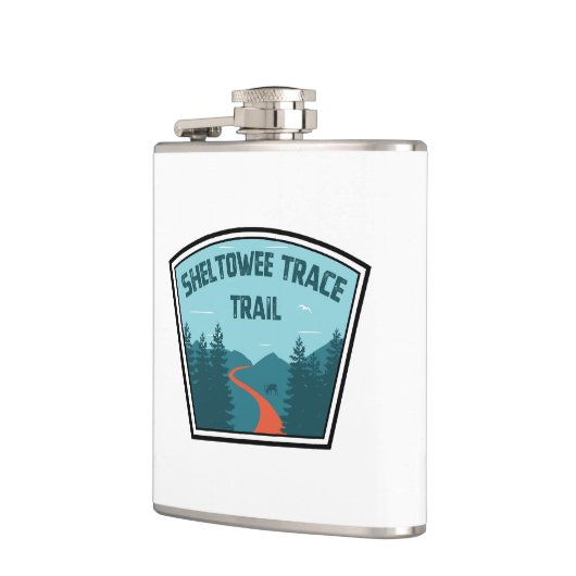 シェルトウィートレースレートケンタッキーテネシー フラスク (左)