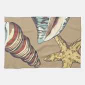 シェルトリオオンカーキ キッチンタオル (横)