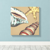 シェルトリオオンカーキ キャンバスプリント (インサイチュ (ウッドフロア))