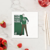 シェルドンが来た スタンダードカクテルナプキン (インサイチュ)