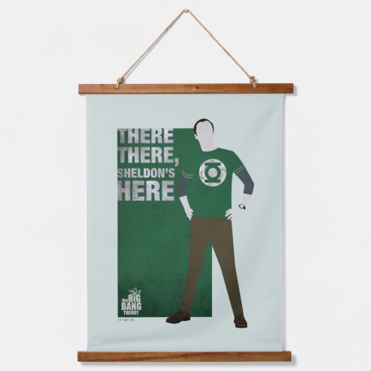 シェルドンが来た 吊り下げ型タペストリー (正面)