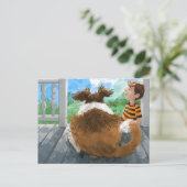 シェルドンとダヴィリラックスーの ポストカード (スタンド正面)