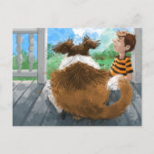 シェルドンとダヴィリラックスーの ポストカード (正面)