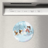 シェルドンと雪だるま マグネット (インサイチュ (食洗機))