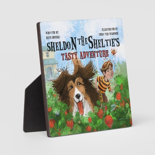 シェルドンシェットランド・ シープドッグ フォトプラーク (正面)