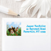 シェルドンシェットランド・ シープドッグ ラベル (インサイチュ)