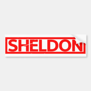 シェルドン切手 バンパーステッカー
