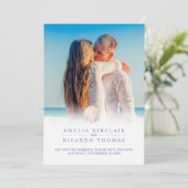 シェルハートアートウォーターカラー救ビーチ結婚式 セーブザデート (スタンド正面)