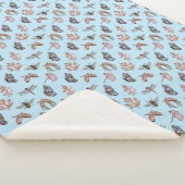 シェルパケット、自然プリント、幼い女の子に シェルパブランケット (3/4)