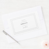 シェルパスタラベルシール 長方形シール (封筒)