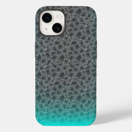 シェルパターン04.nbg黒BG Case-Mate iPhoneケース (裏面)