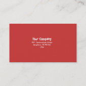 シェルパターン 名刺 (裏面)