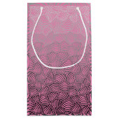 シェルパターン。04.wピンクBG スモールペーパーバッグ (裏面)