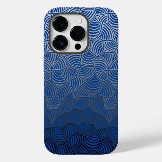 シェルパターン。04.w DBlue BG Case-Mate iPhoneケース (裏面)