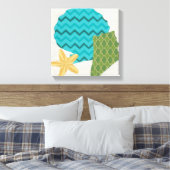 シェルパターンII キャンバスプリント (インサイチュ (寝室))