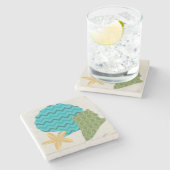 シェルパターンII ストーンコースター (横)