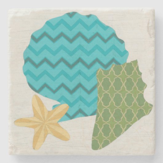 シェルパターンII ストーンコースター (正面)