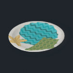 シェルパターンII ペーパープレート<br><div class="desc">海洋生物</div>