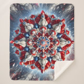 シェルパブランケットとノルウェー色デザイン シェルパブランケット (正面)