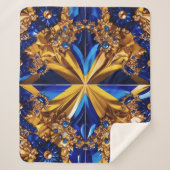 シェルパブランケットスウェーデンカラーズデザイン シェルパブランケット (正面)